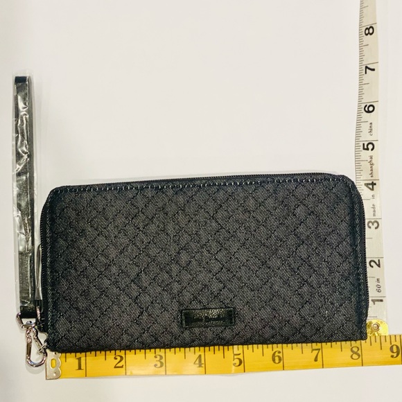 Vera Bradley RFID Accordion Wristlet, Denim Navy - Picture 6 of 12